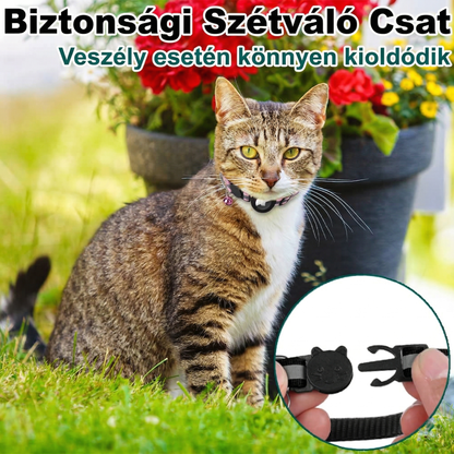 SafetyCat Önkioldós Macska Nyakörv - EcoMancs