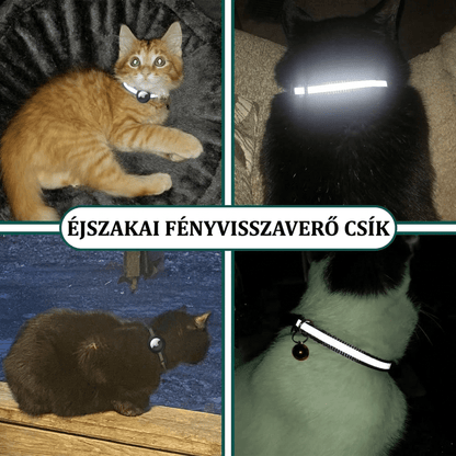 SafetyCat Önkioldós Macska Nyakörv - EcoMancs